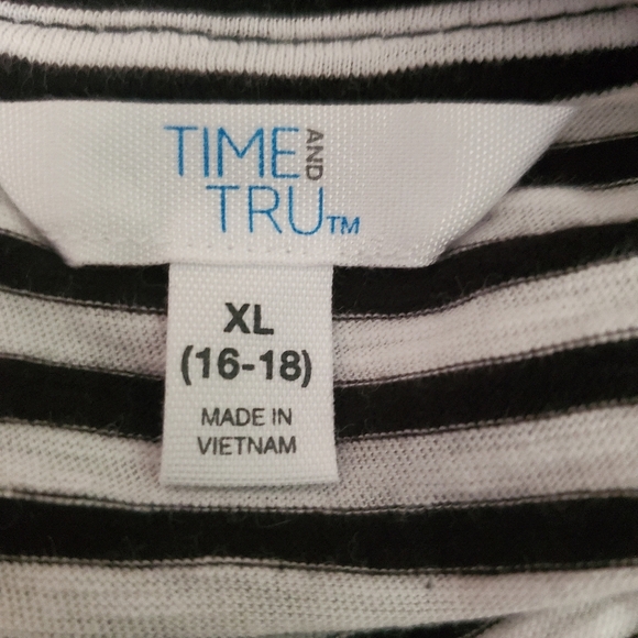 Time & Tru teired sleeveless sleeveless midi tshirt dress size XL (16-18) - Picture 9 of 14